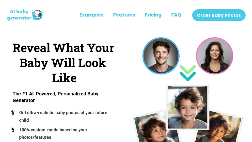 AI baby Generator hero image