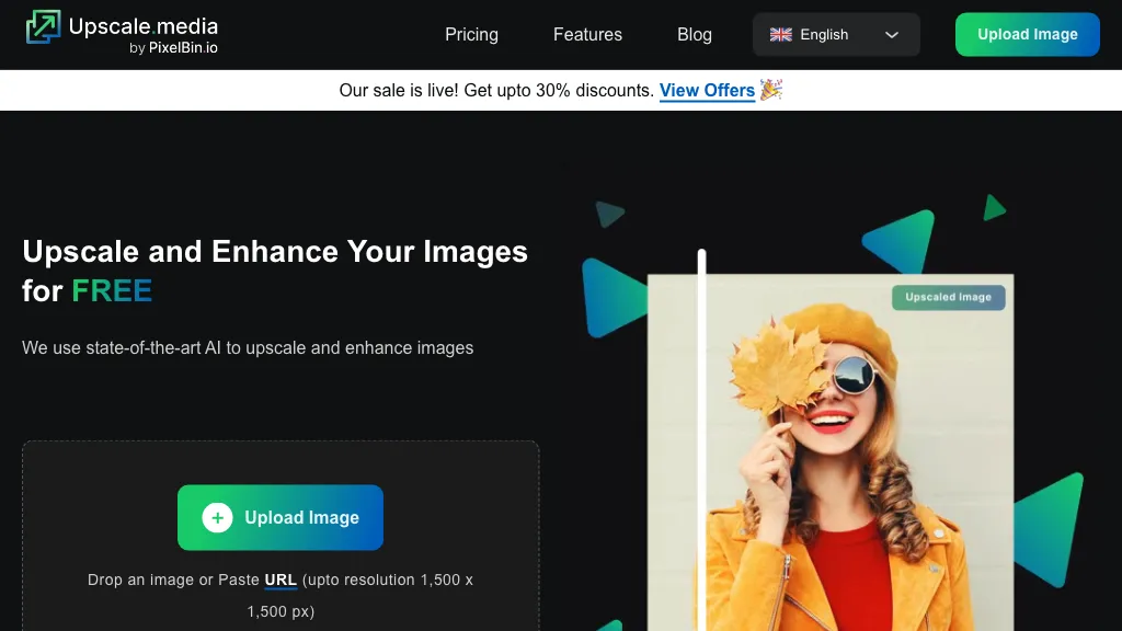 AI Image Upscaler hero image