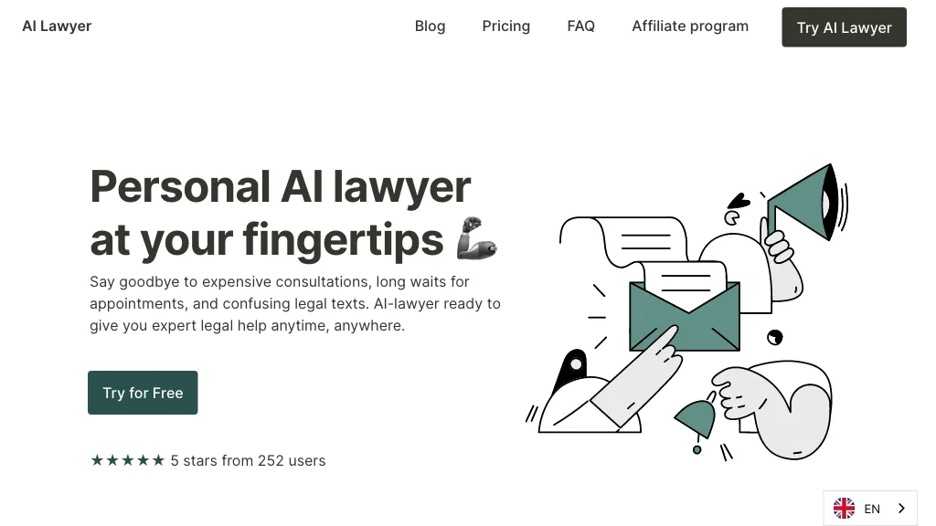 AI Lawyer hero image