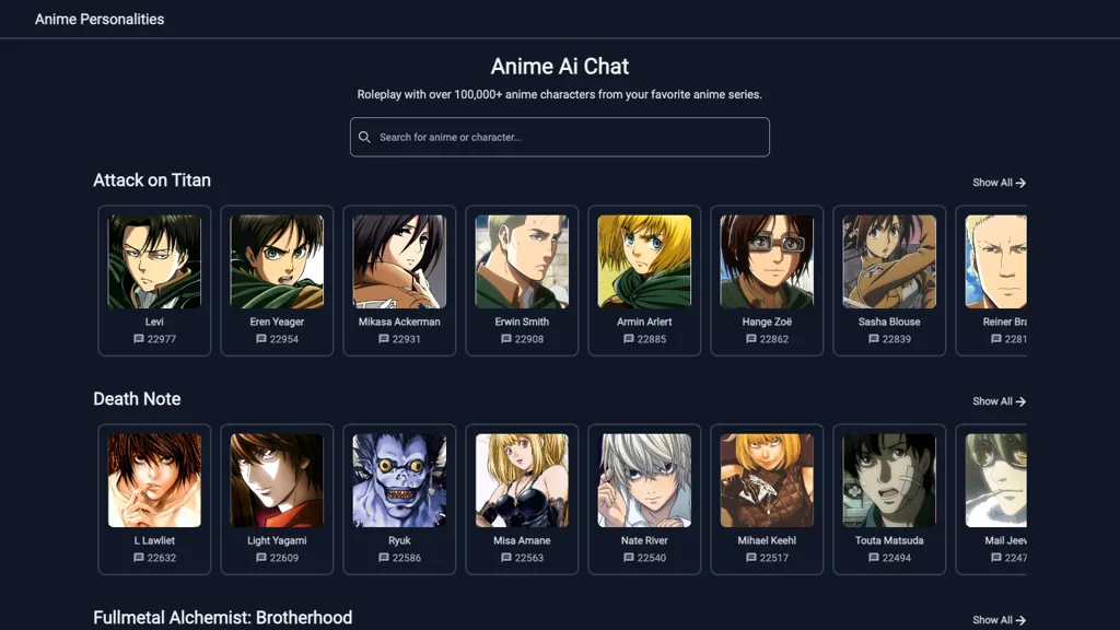 Anime Ai Chat hero image