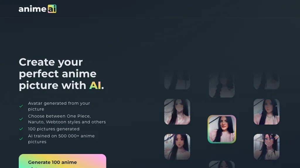 Anime AI hero image
