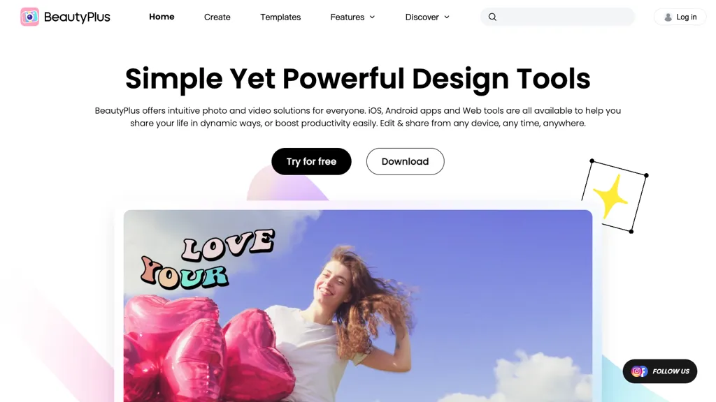 BeautyPlus hero image
