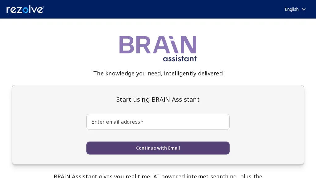 BRAiN Assistant hero image