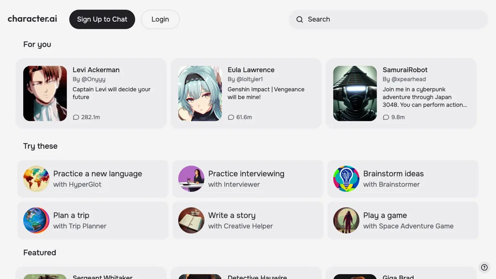 Character AI hero image