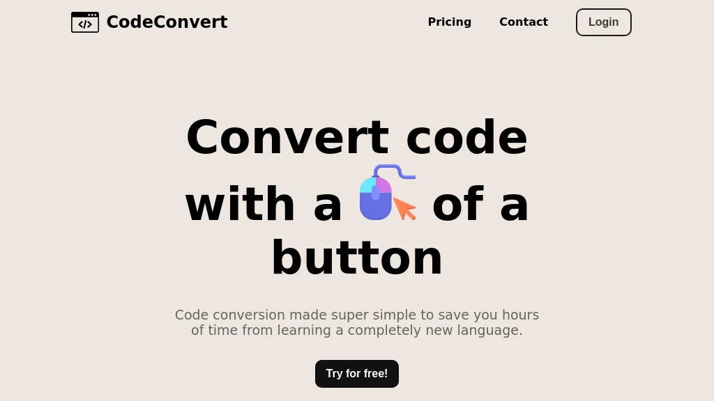 CodeConvert AI hero image