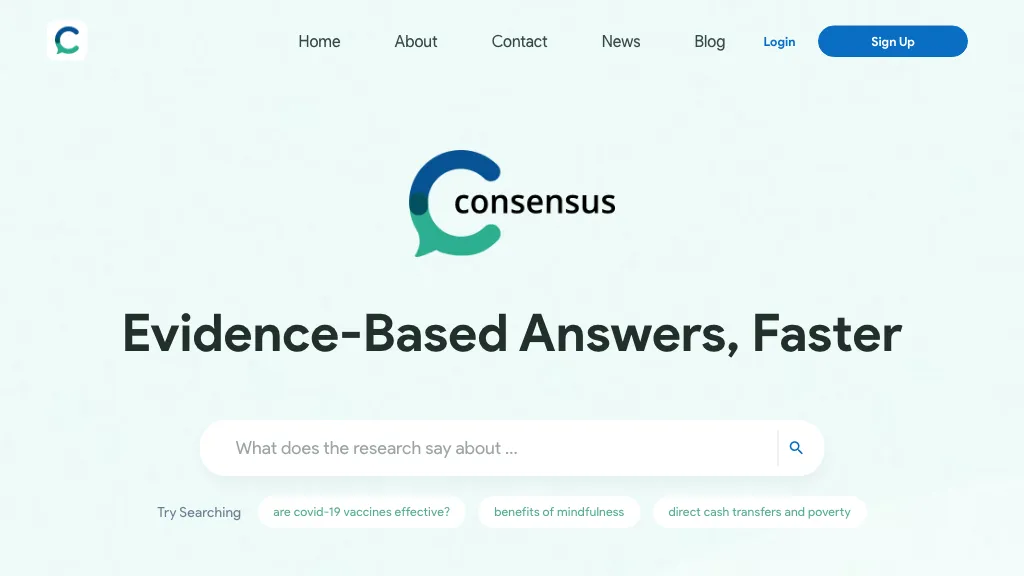 Consensus hero image