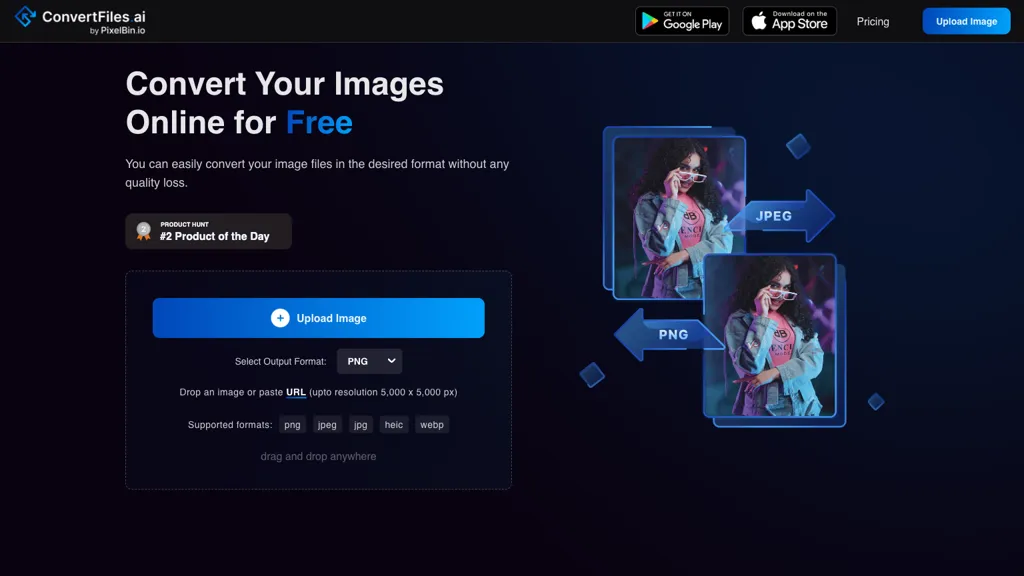 Convertfiles.ai hero image