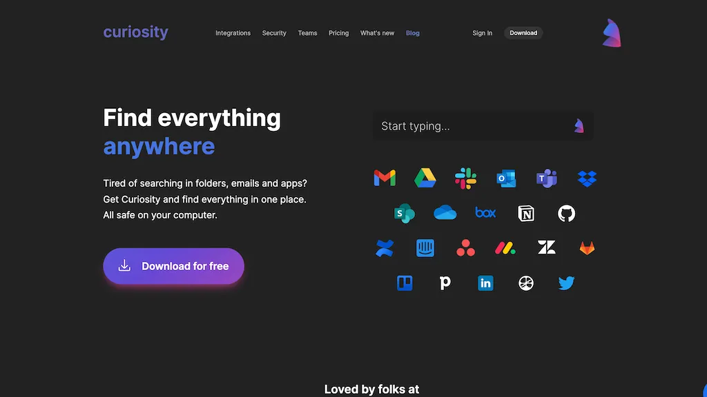 Curiosity hero image