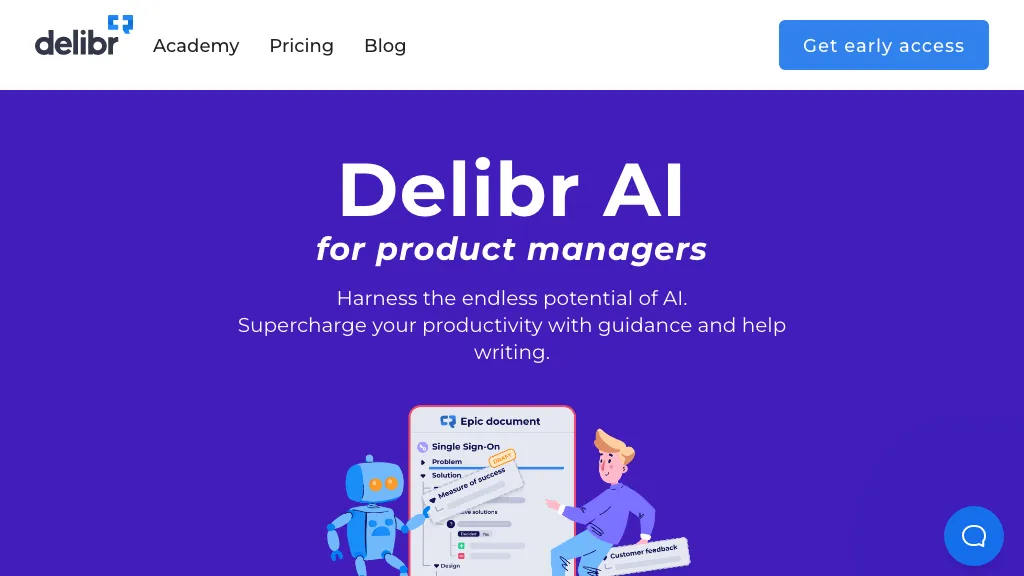 Delibr AI hero image