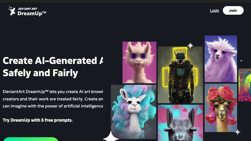 Dream Up hero image