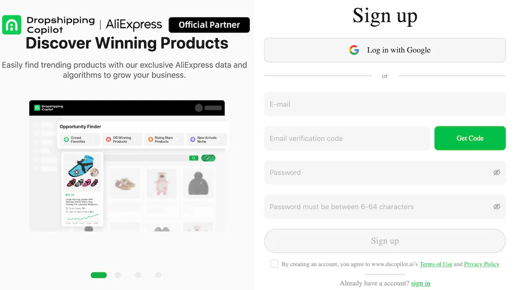 Dropshipping Copilot hero image