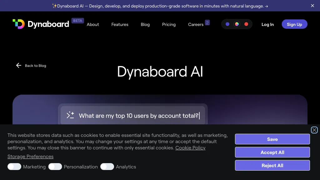 Dynaboard AI hero image