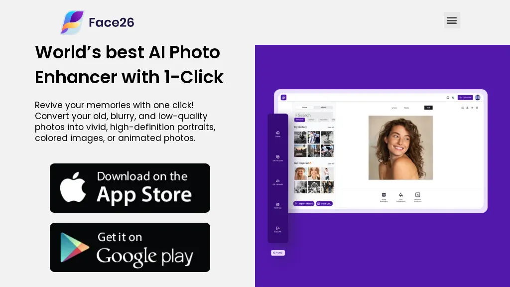 Face26.com hero image