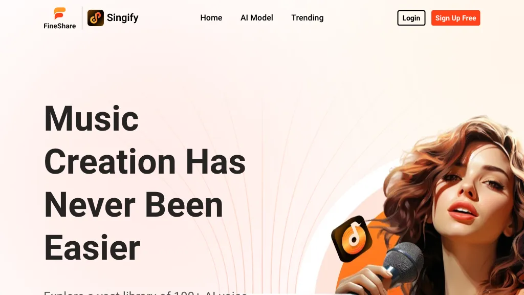 FineShare Singify hero image