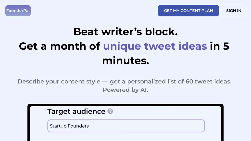 FounderPal.AI hero image