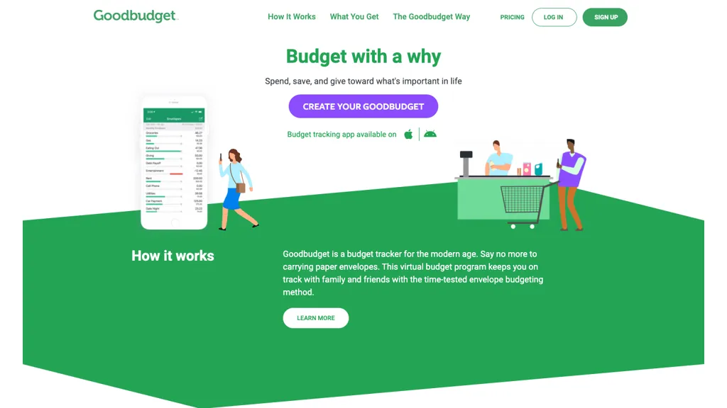 GoodBudget hero image