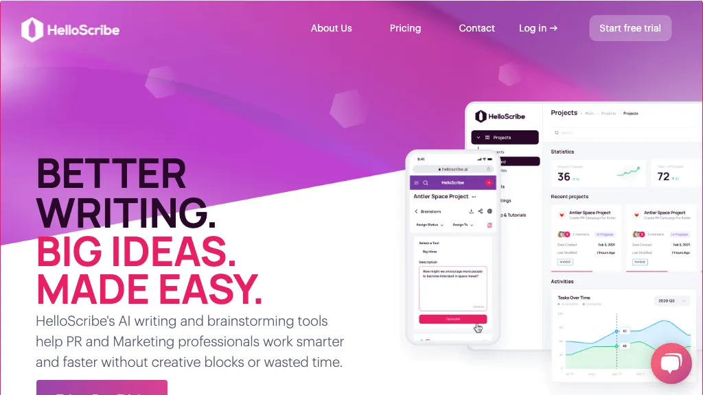 HelloScribe hero image