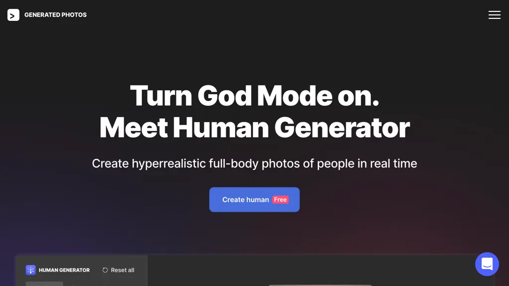 Human Generator hero image