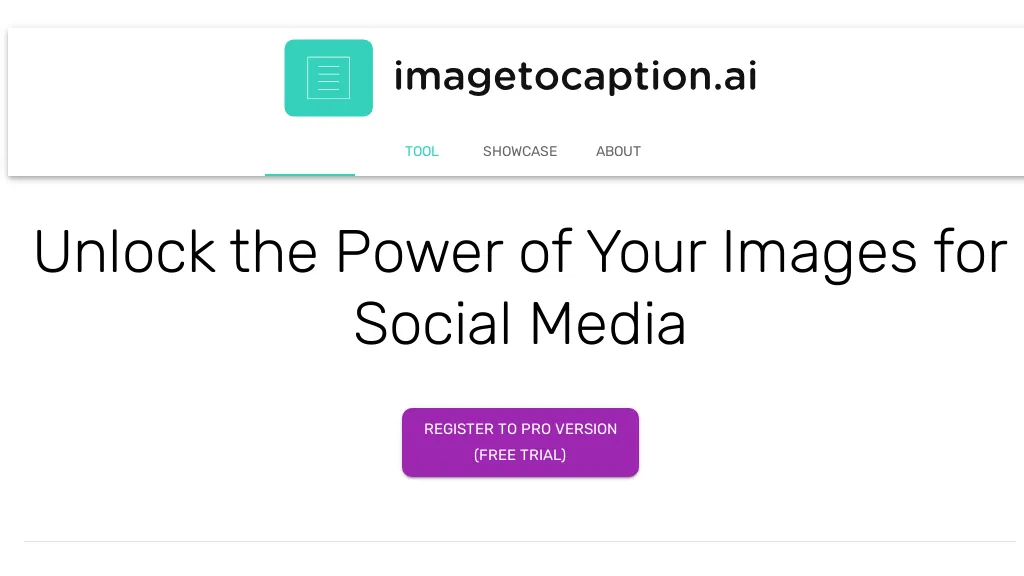 ImagetoCaption.ai hero image