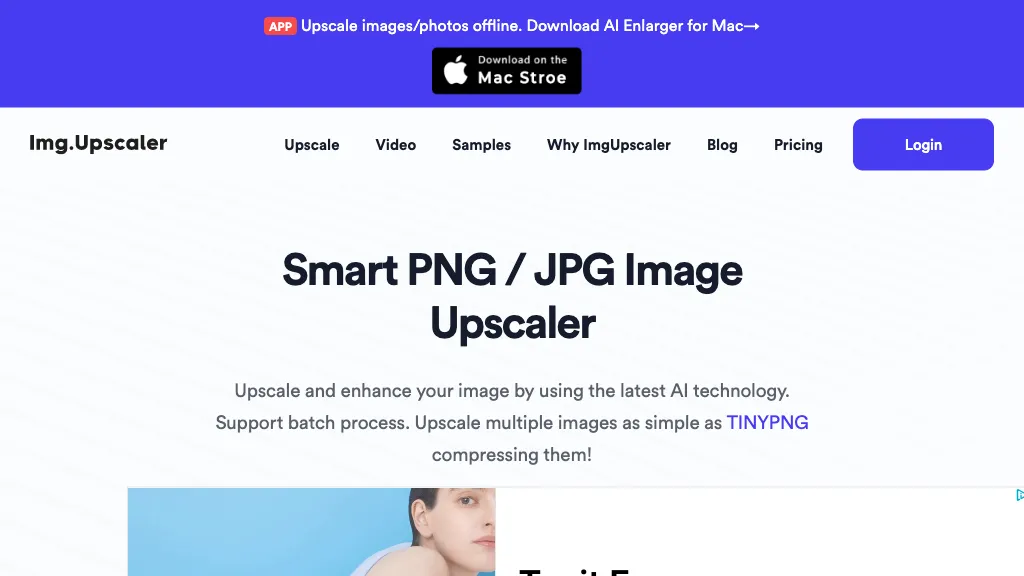 Img Upscaler hero image