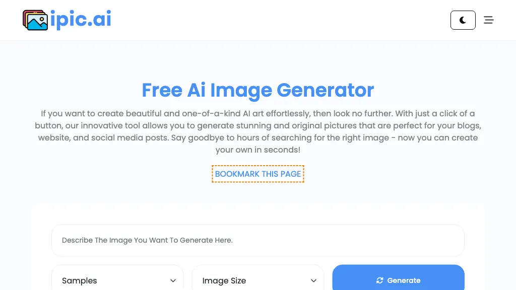 Ipic.ai hero image