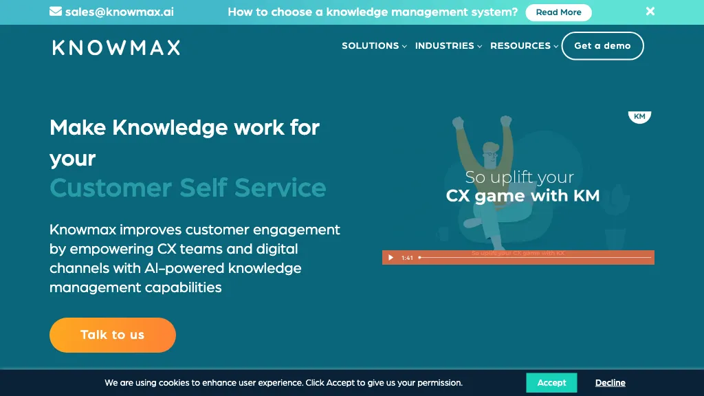 Knowmax hero image