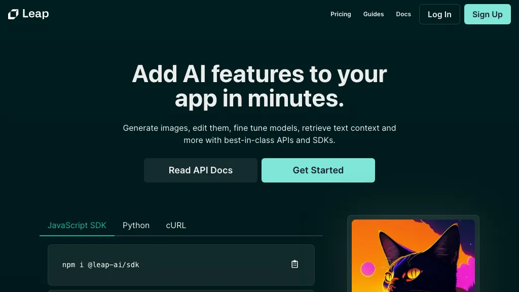 Leap hero image