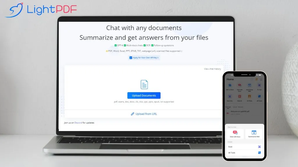 LightPDF hero image