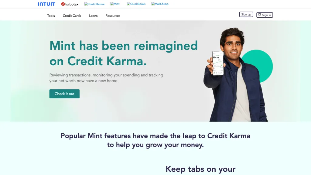 Mint hero image