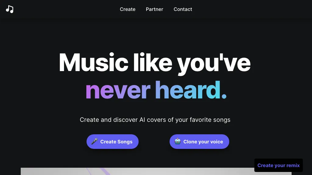 Musicfy hero image