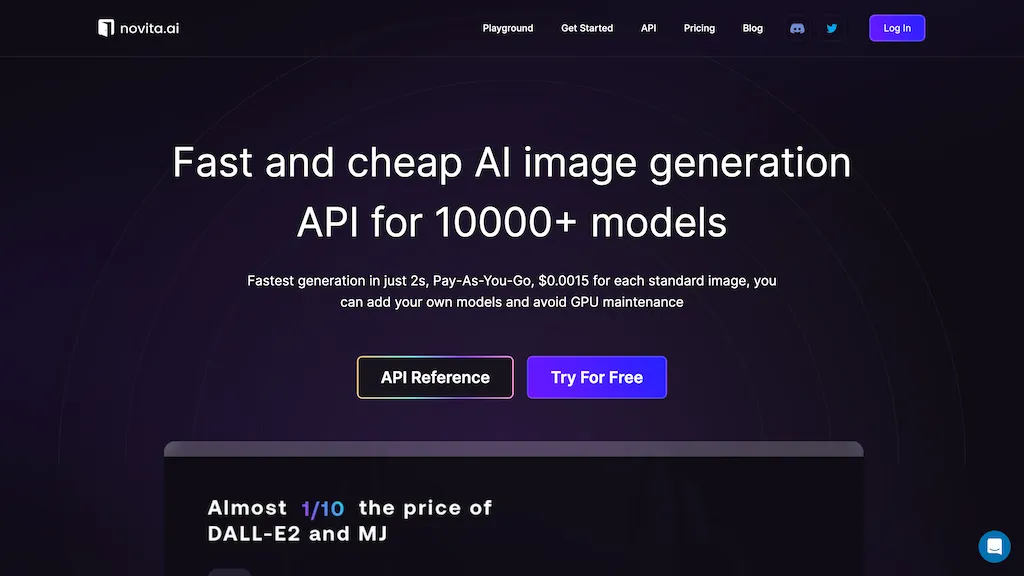novita.ai hero image