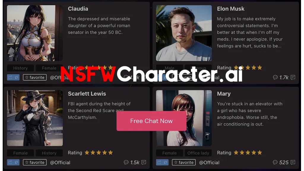 NSFWCharacter.AI hero image