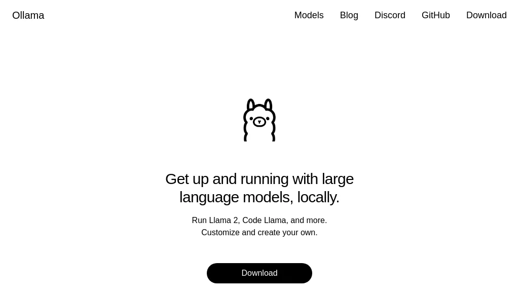 Ollama.ai hero image