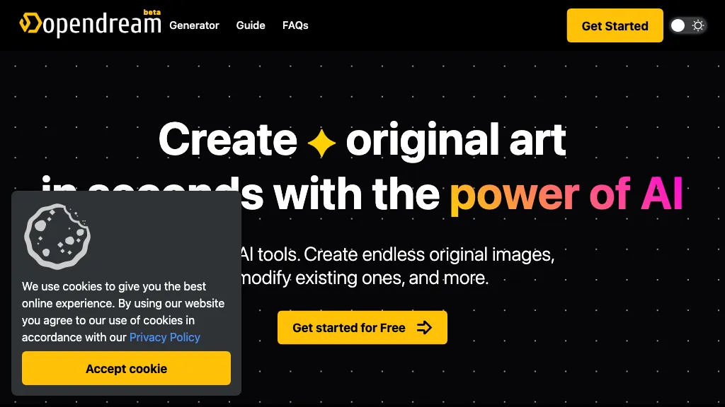OpenDream hero image