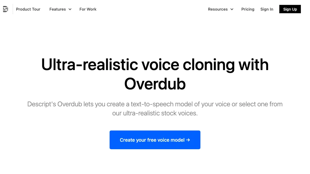 Overdub hero image
