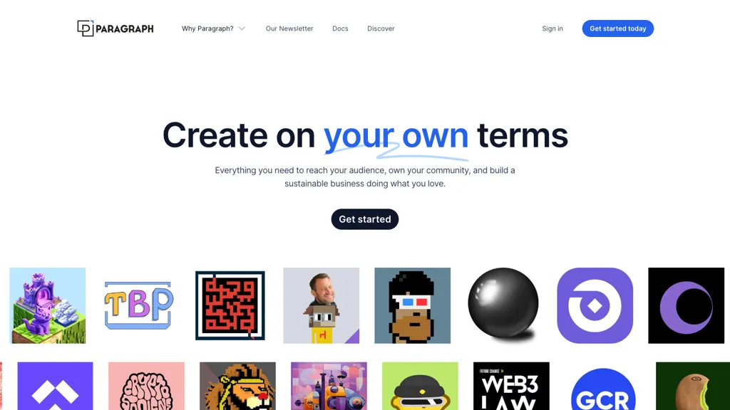 Paragraph hero image