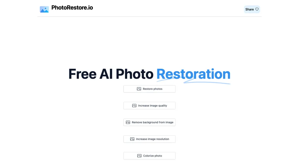 Photo Restore hero image