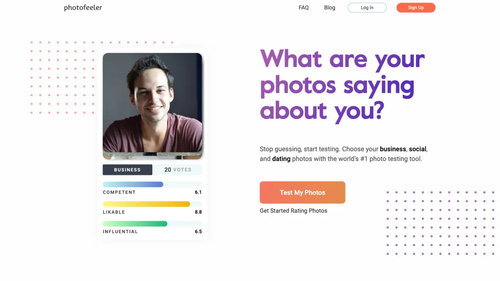 Photofeeler hero image