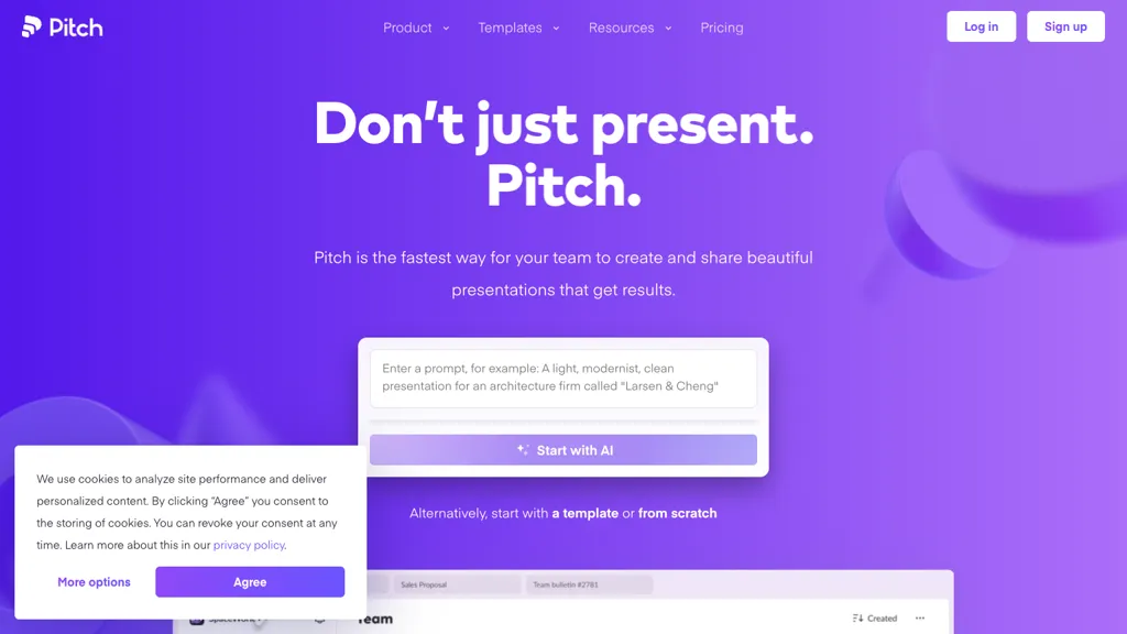 Pitch hero image