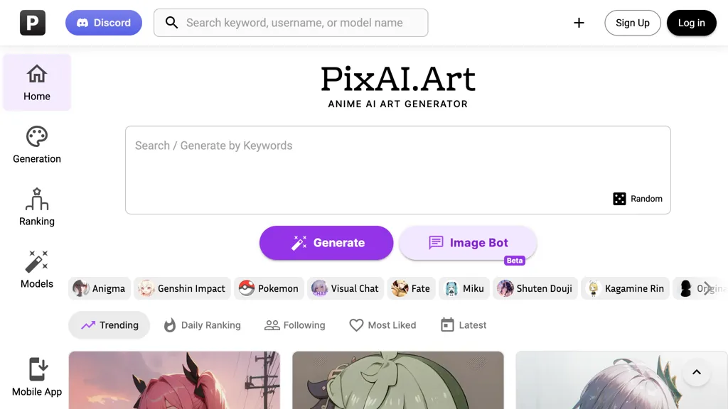 PixAI.ART hero image