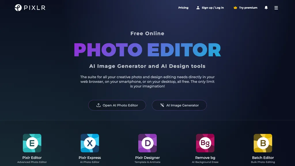 Pixlr hero image