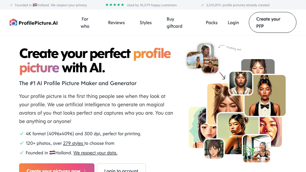 ProfilePicture.AI hero image