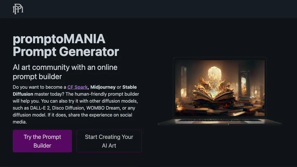 promptoMANIA hero image