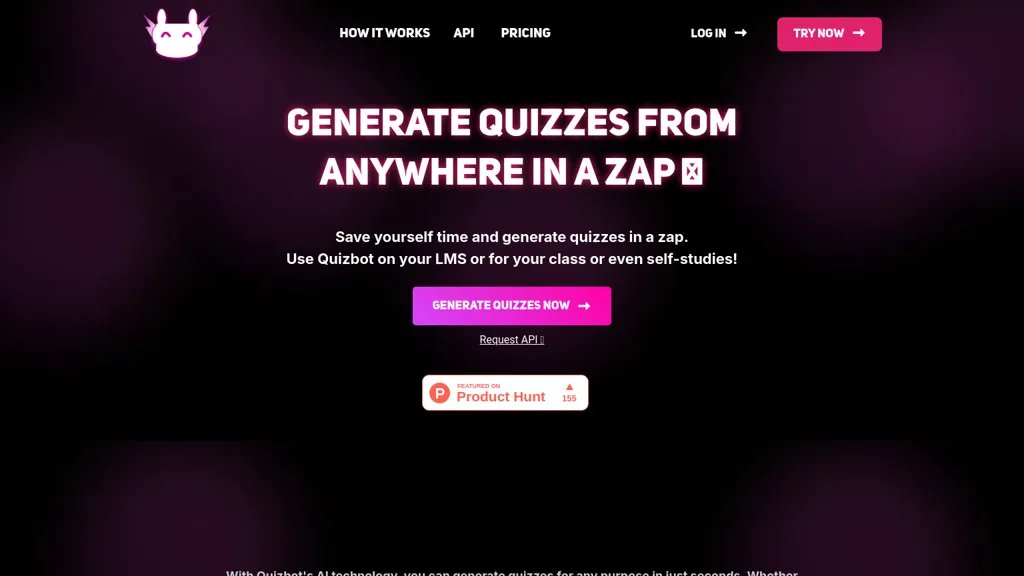 Quizbot hero image