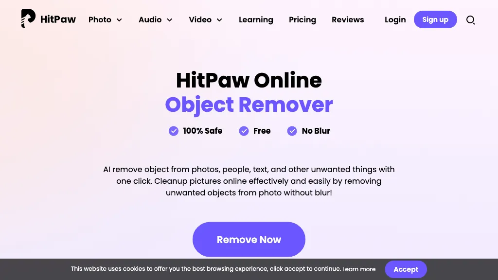 Remove object from photo by HitPaw hero image
