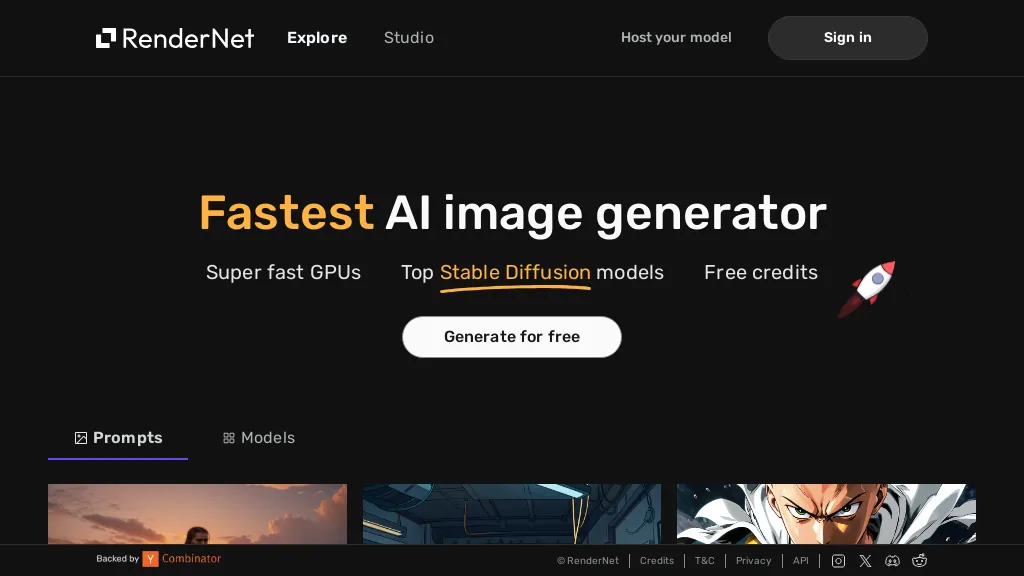 RenderNet AI hero image