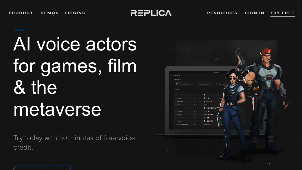 Replicastudios hero image