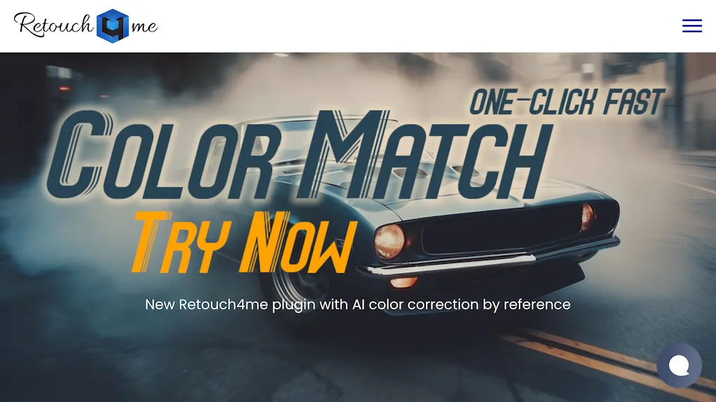 Retouch4.me hero image