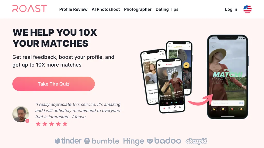 Roast Dating hero image