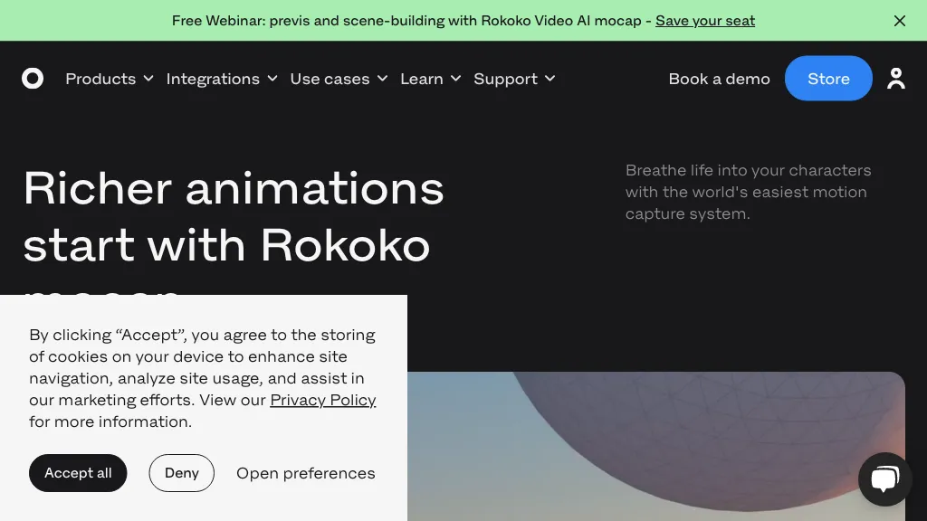 Rokoko hero image